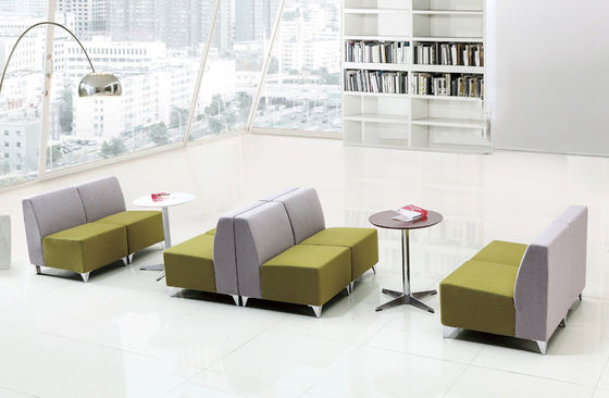 Custom Shared Workplace Fabric Office Lobby Sofa 0.35CBM